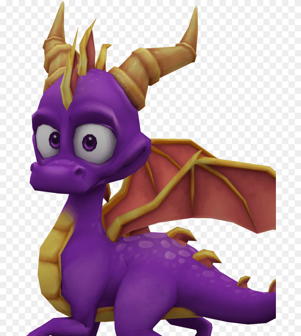 Guess What Spyro Spyro 3d Model, Purple, Dragon, Toy Free Transparent Png