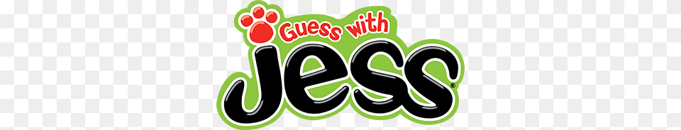 Guess With Jess Logo, Sticker, Text Free Png