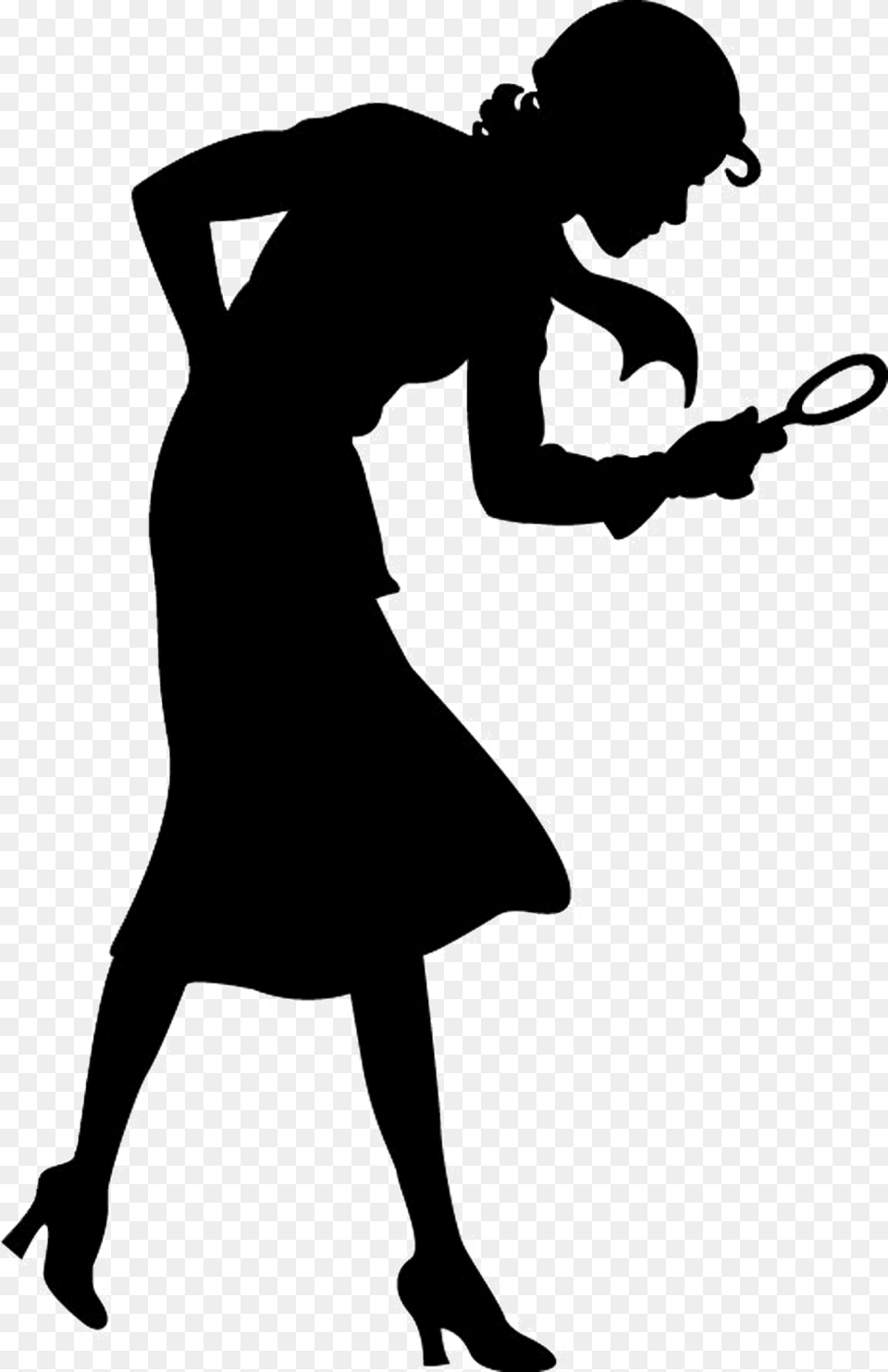 Guest Post Nancy Drew Silhouette, Adult, Male, Man, Person Png Image