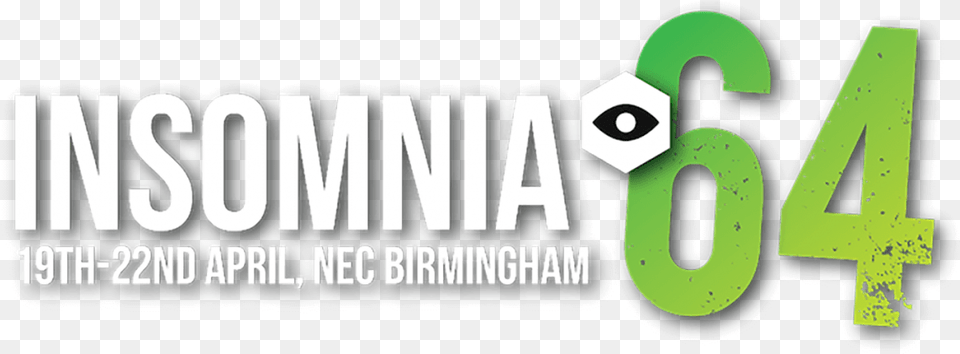 Guests Announced For Insomnia Gaming Fest Teneighty Insomnia, Green, Symbol, Text, Number Free Png