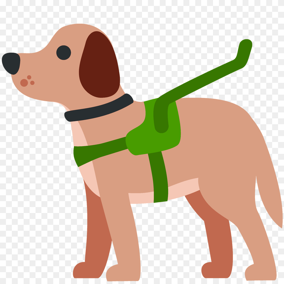 Guide Dog Emoji Clipart, Harness, Animal, Fish, Sea Life Free Transparent Png