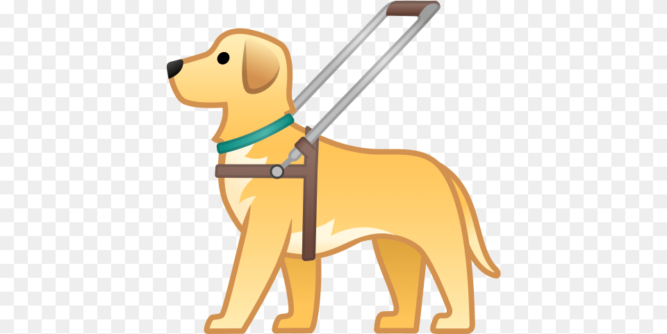 Guide Dog Emoji Guide Dog Emoji Google, Animal, Canine, Golden Retriever, Mammal Free Transparent Png