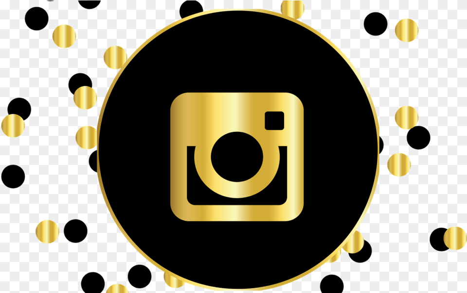 Guide For What To Post Black Gold Instagram Icon, Disk Free Png Download