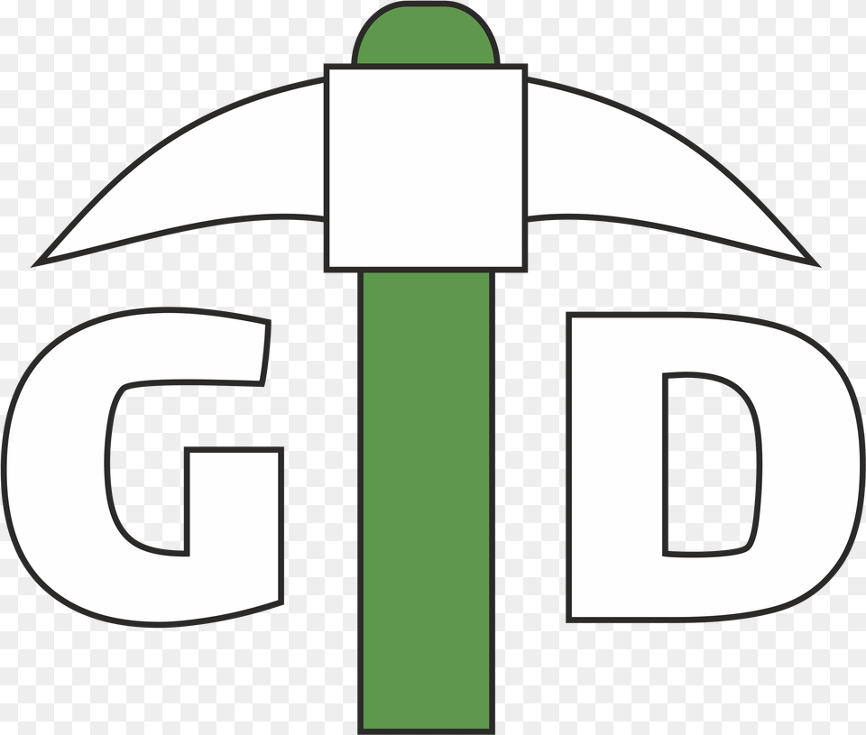 Guide Minecraft Logo Line Art, Green, Cross, Symbol, Cutlery Free Transparent Png