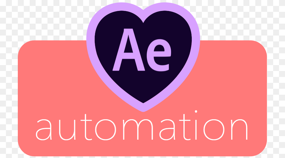 Guide To After Effects Automation And Personalization, Logo, Heart Free Png