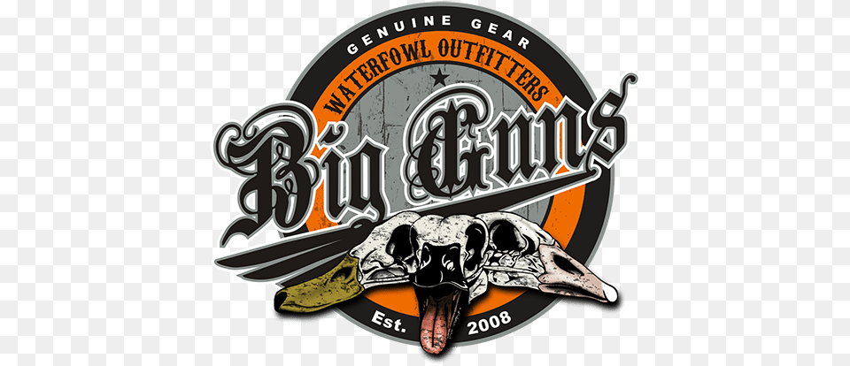 Guided Hunts With Big Guns Waterfowl Bill Saunders Calls Beer Museum, Animal, Beak, Bird, Emblem Free Png Download