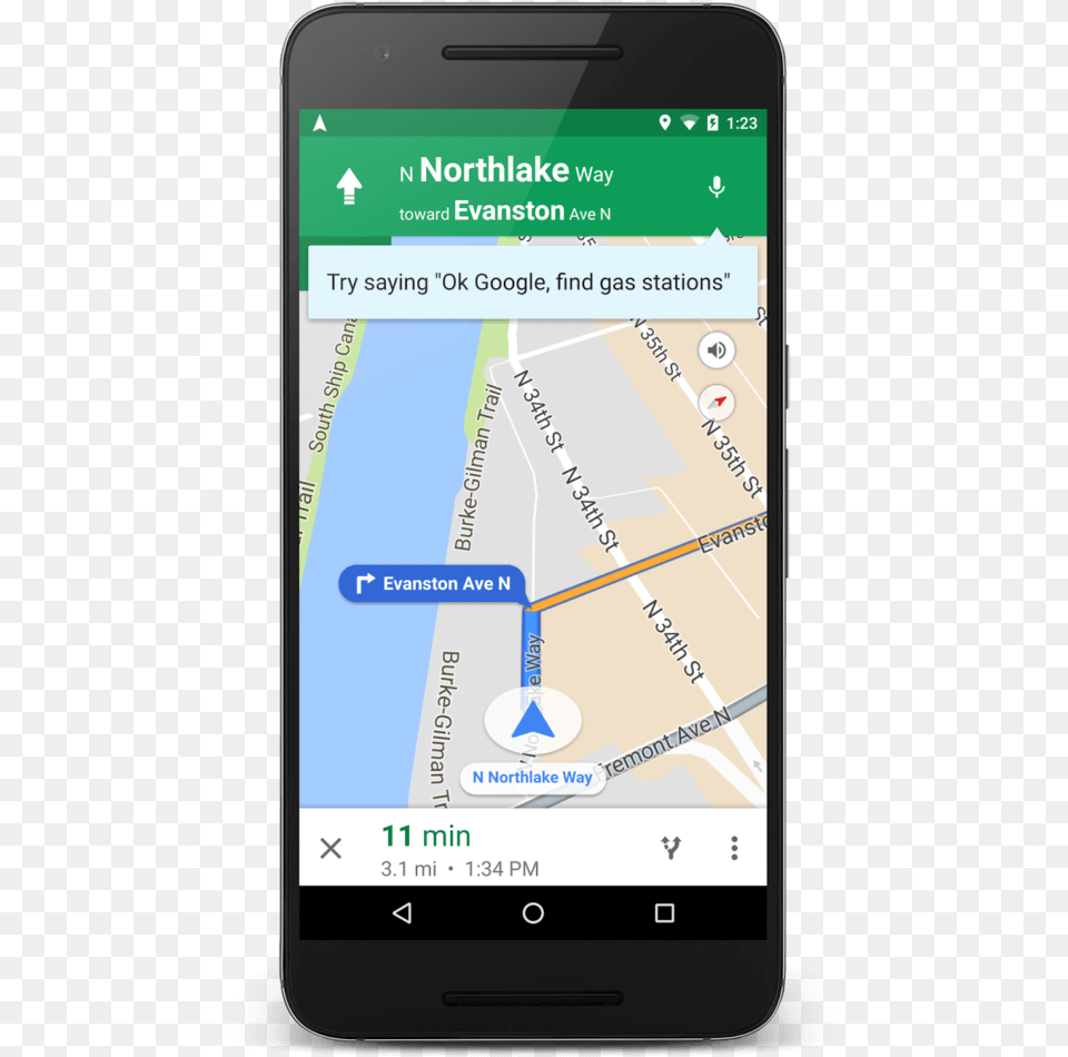 Guidednavigation 1 Android Phone Google Maps, Electronics, Mobile Phone, Gps Free Png