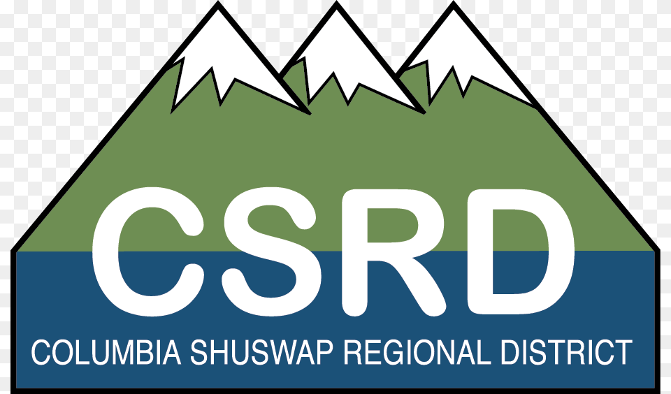 Guidelines For External Use Of The Columbia Shuswap Columbia Shuswap Regional District, Triangle, Logo, Symbol Free Png Download