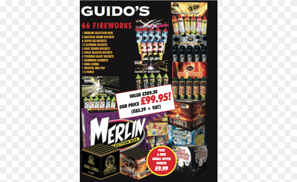 Guidos Party Pack, Advertisement, Poster, Food, Sweets Png