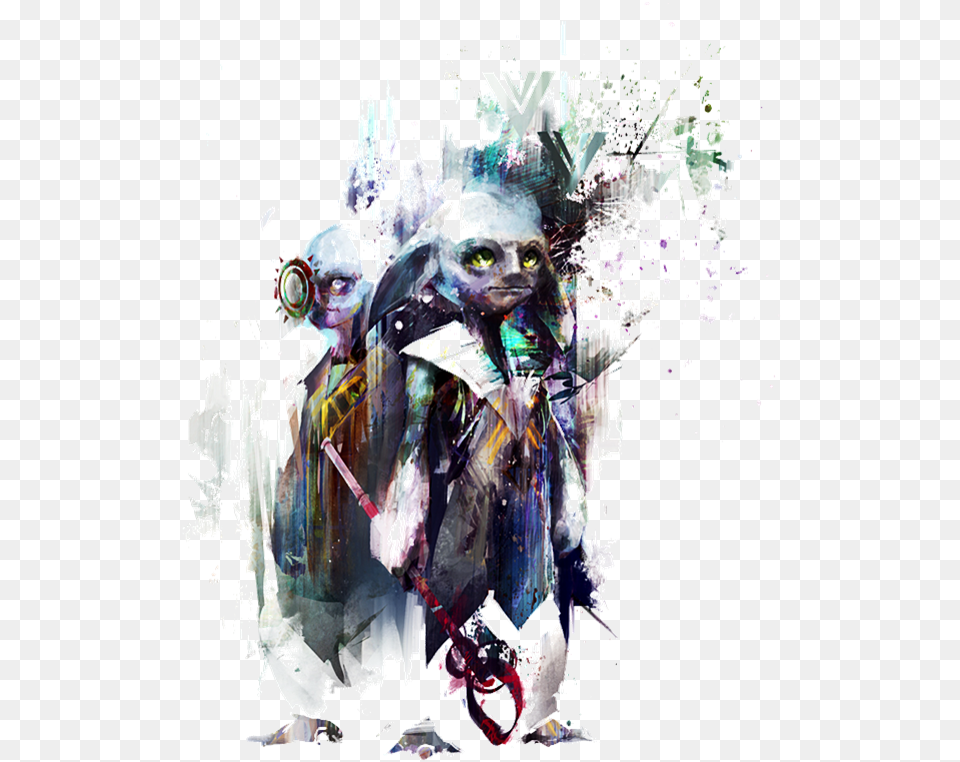 Guild Wars 2 Asura Art Guild Wars 2 Asura Art, Collage, Modern Art, Graphics, Person Png