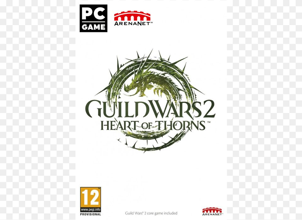 Guild Wars 2 Heart Of Thorns Serial Key Graphic Design, Advertisement, Poster, Logo, Plant Free Png Download