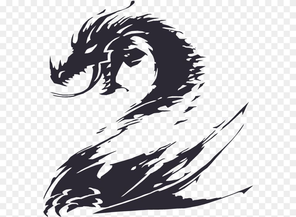 Guild Wars 2 Logo, Person, Dragon, Face, Head Png