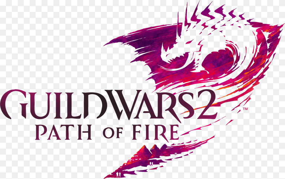 Guild Wars 2 Logo, Advertisement, Poster, Book, Publication Png