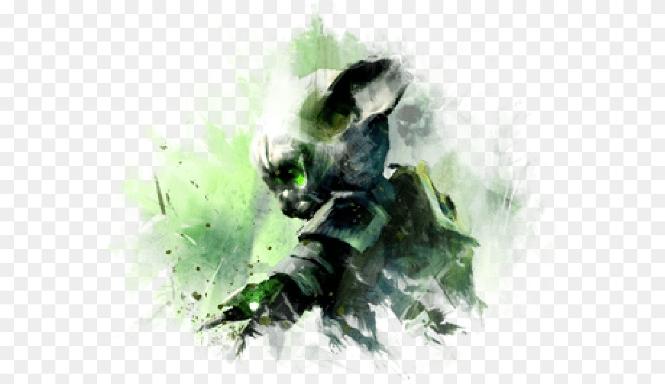 Guild Wars, Green, Art, Animal, Canine Png