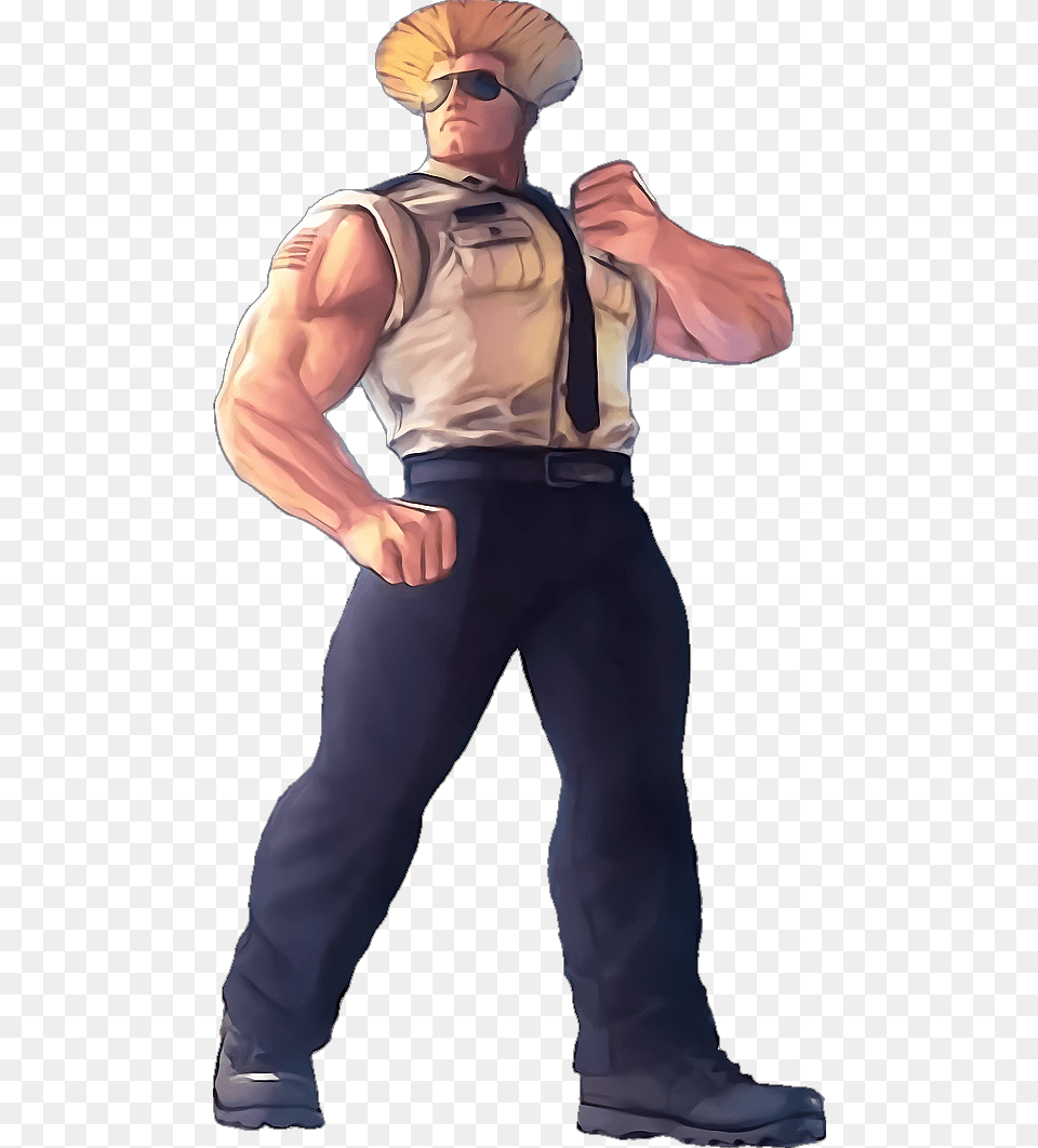 Guile Street Fighter V, Adult, Person, Man, Male Free Png Download