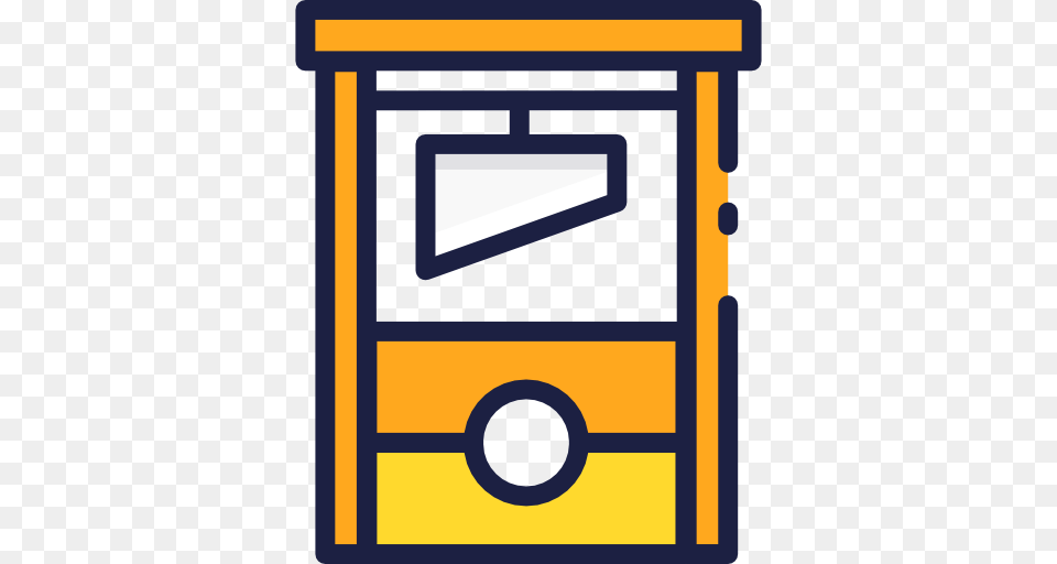 Guillotine, Bus Stop, Outdoors, Gas Pump, Machine Png Image