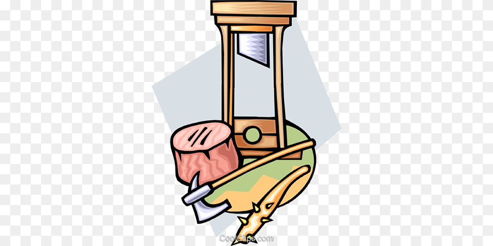 Guillotine Royalty Vector Clip Art Illustration, Hourglass Free Png Download