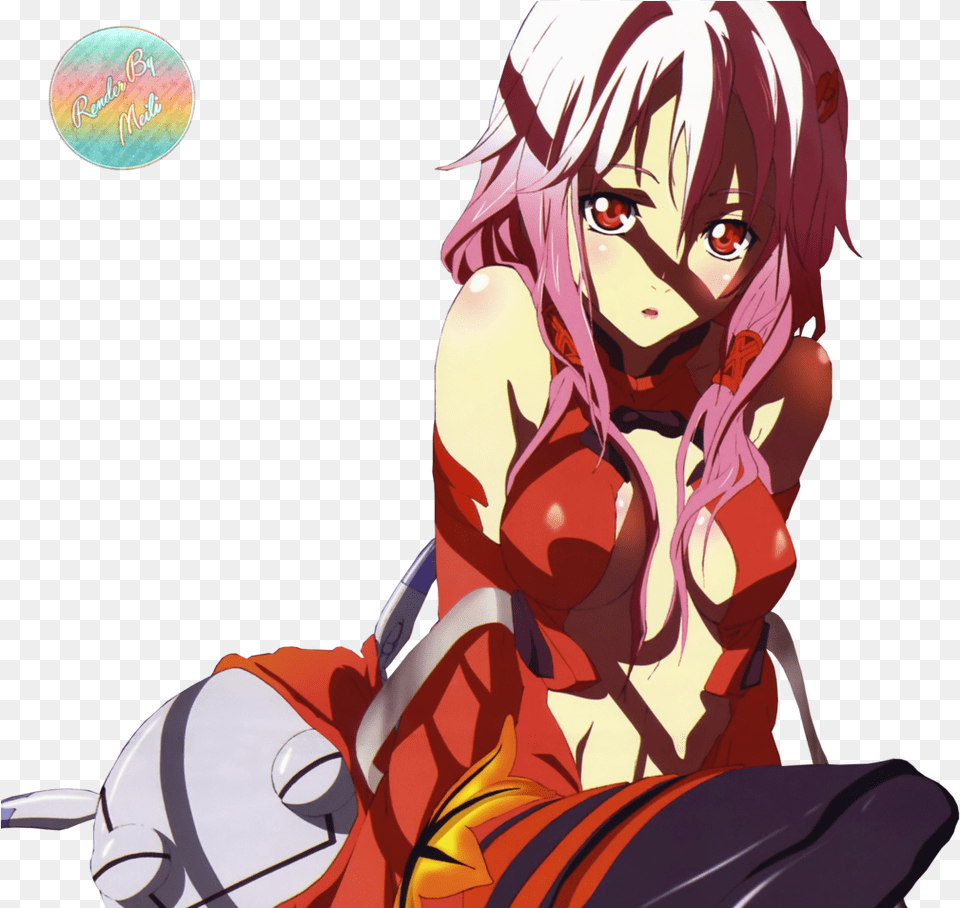 Guilty Crown Image Guilty Crown Inori Render, Publication, Book, Comics, Adult Png