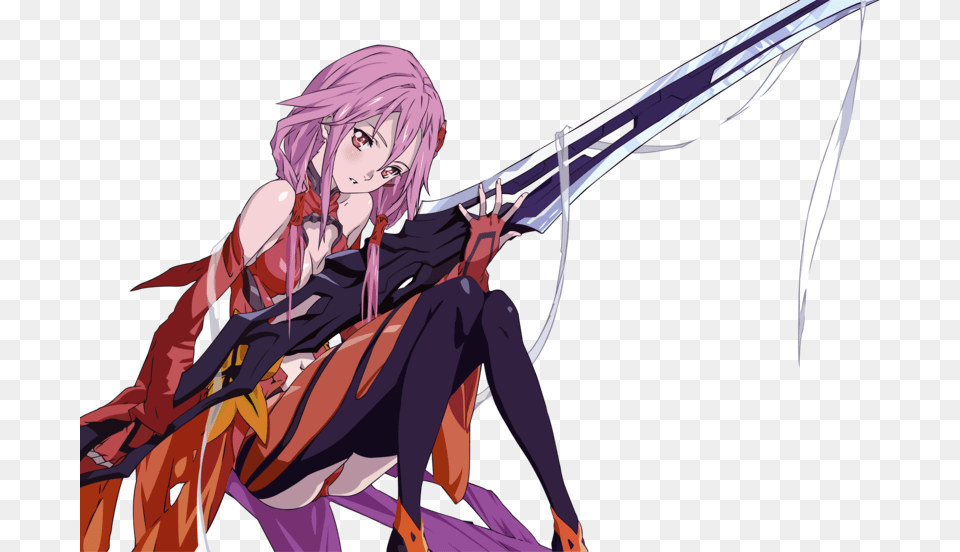 Guilty Crown Picture Guilty Crown Inori, Publication, Book, Comics, Adult Free Transparent Png