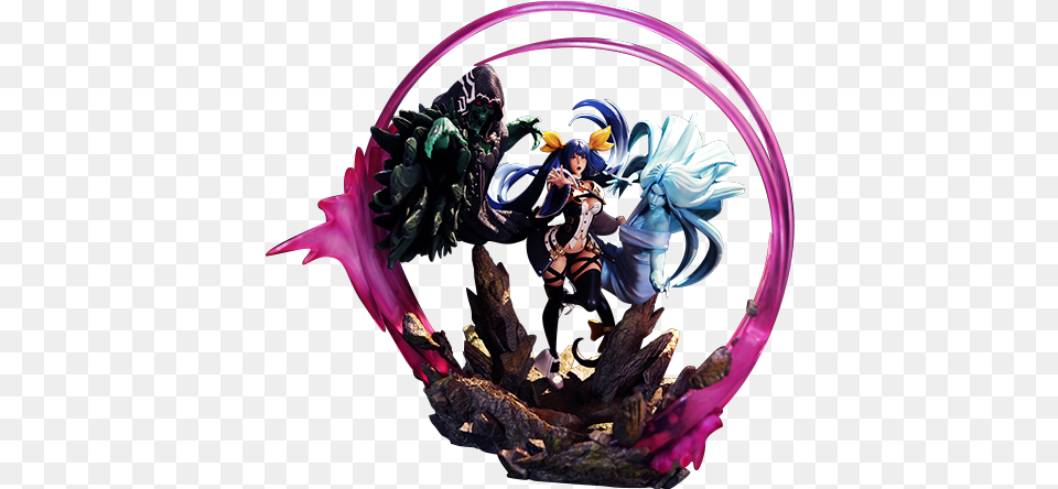 Guilty Gear Dizzy Diorama Dizzy Guilty Gear Figure, Adult, Female, Person, Woman Free Png Download