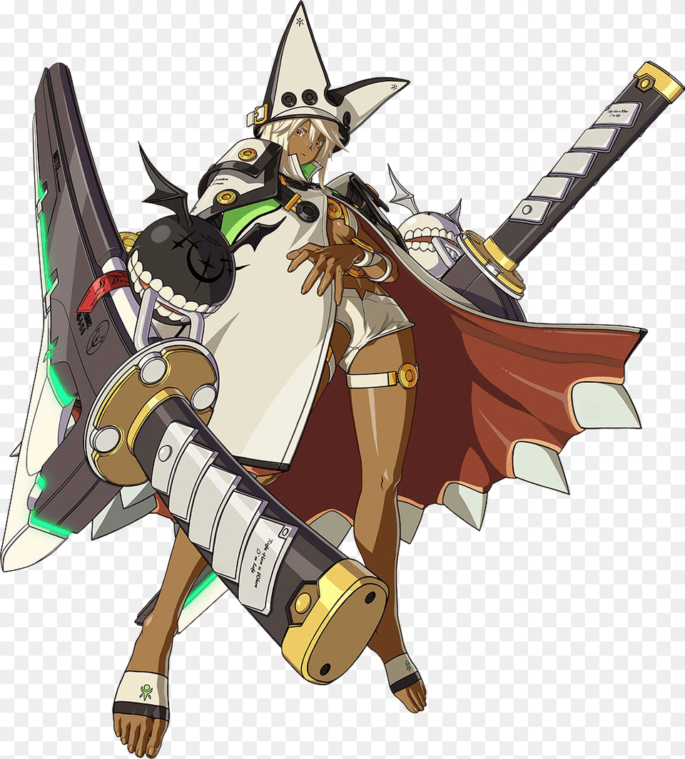 Guilty Gear Xrd Ramlethal Guilty Gear Characters, Sword, Weapon, Person, Knight Free Transparent Png