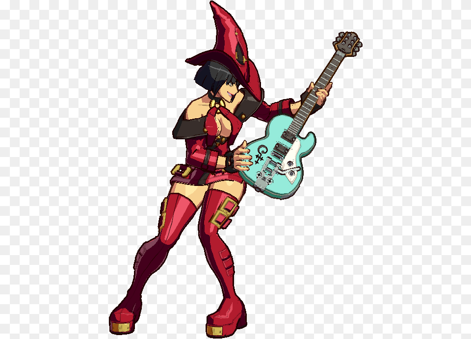 Guilty Gear Xrd Rev 2 Ino, Adult, Person, Musical Instrument, Guitar Png