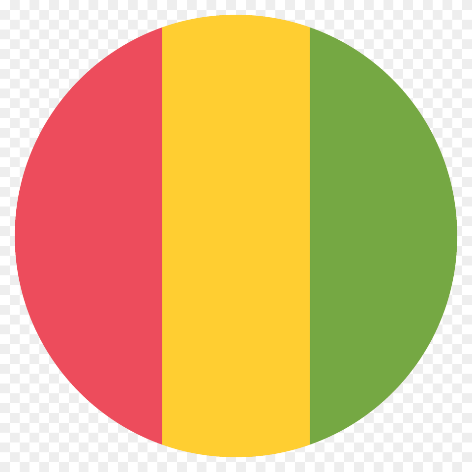Guinea Flag Emoji Clipart, Disk, Sphere Png Image