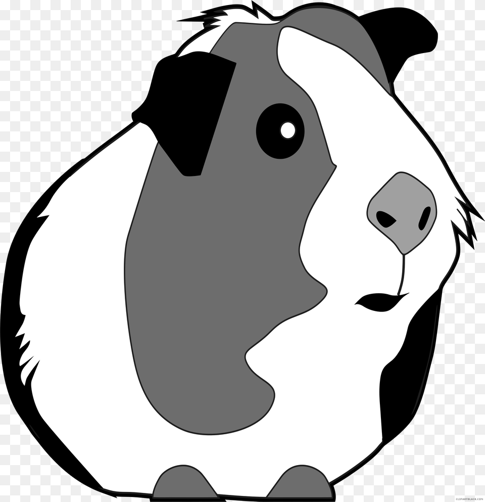 Guinea Pig Clipart Guinea Pig Clipart Black And White, Stencil, Animal, Mammal, Kangaroo Png
