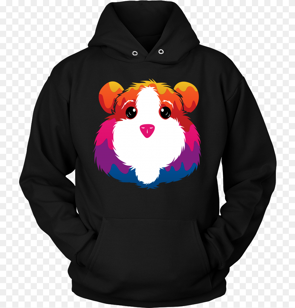 Guinea Pig Cute Pet Hamster Pets Animal Hoodie T Shirt, Clothing, Knitwear, Sweater, Sweatshirt Free Transparent Png