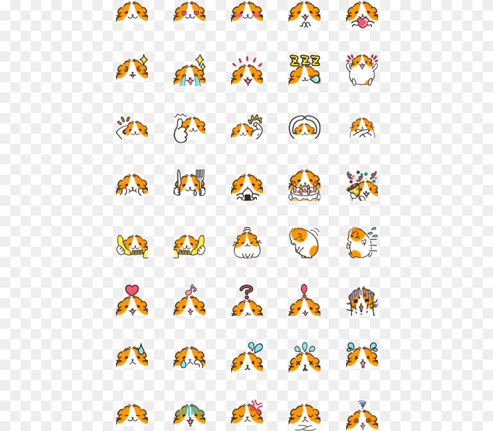 Guinea Pig Emoji Android, Art, Collage, Face, Head Free Png Download