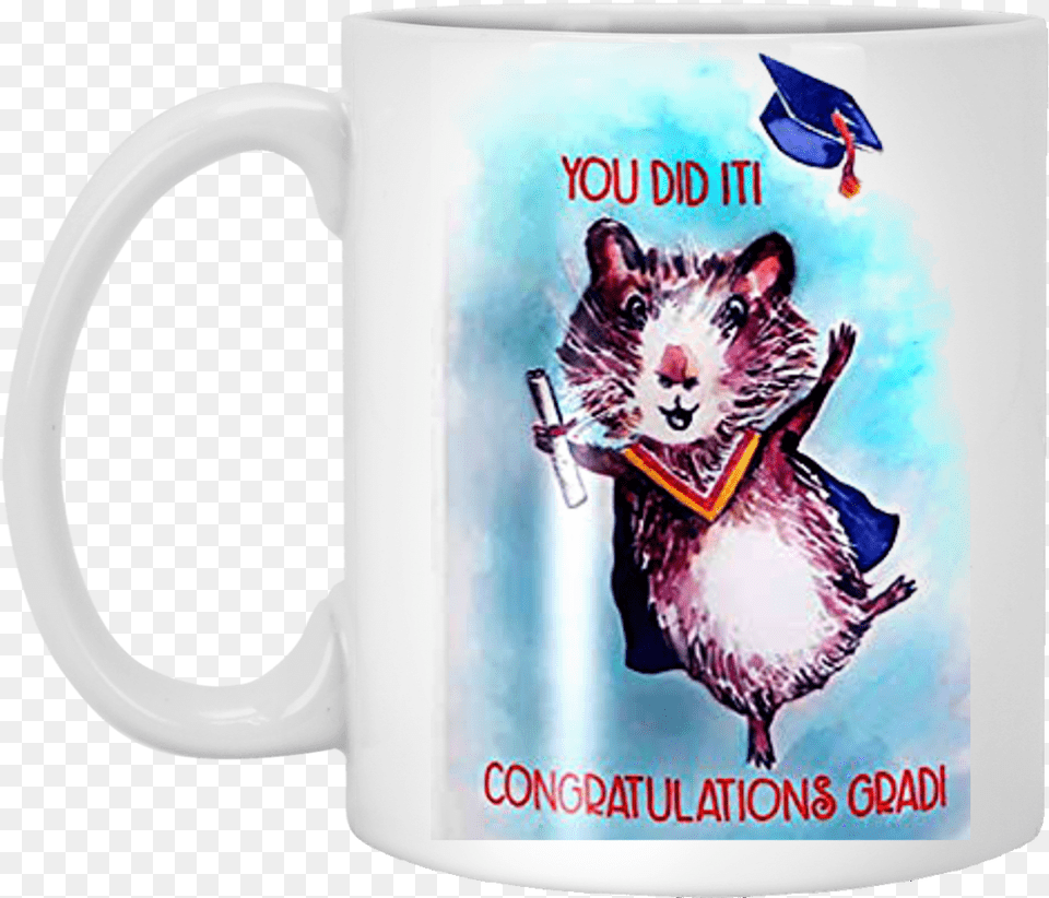 Guinea Pig Mug Congratulations Congrats New Job Graduation Coffee Cup, Beverage, Coffee Cup, Wedding, Person Free Png Download
