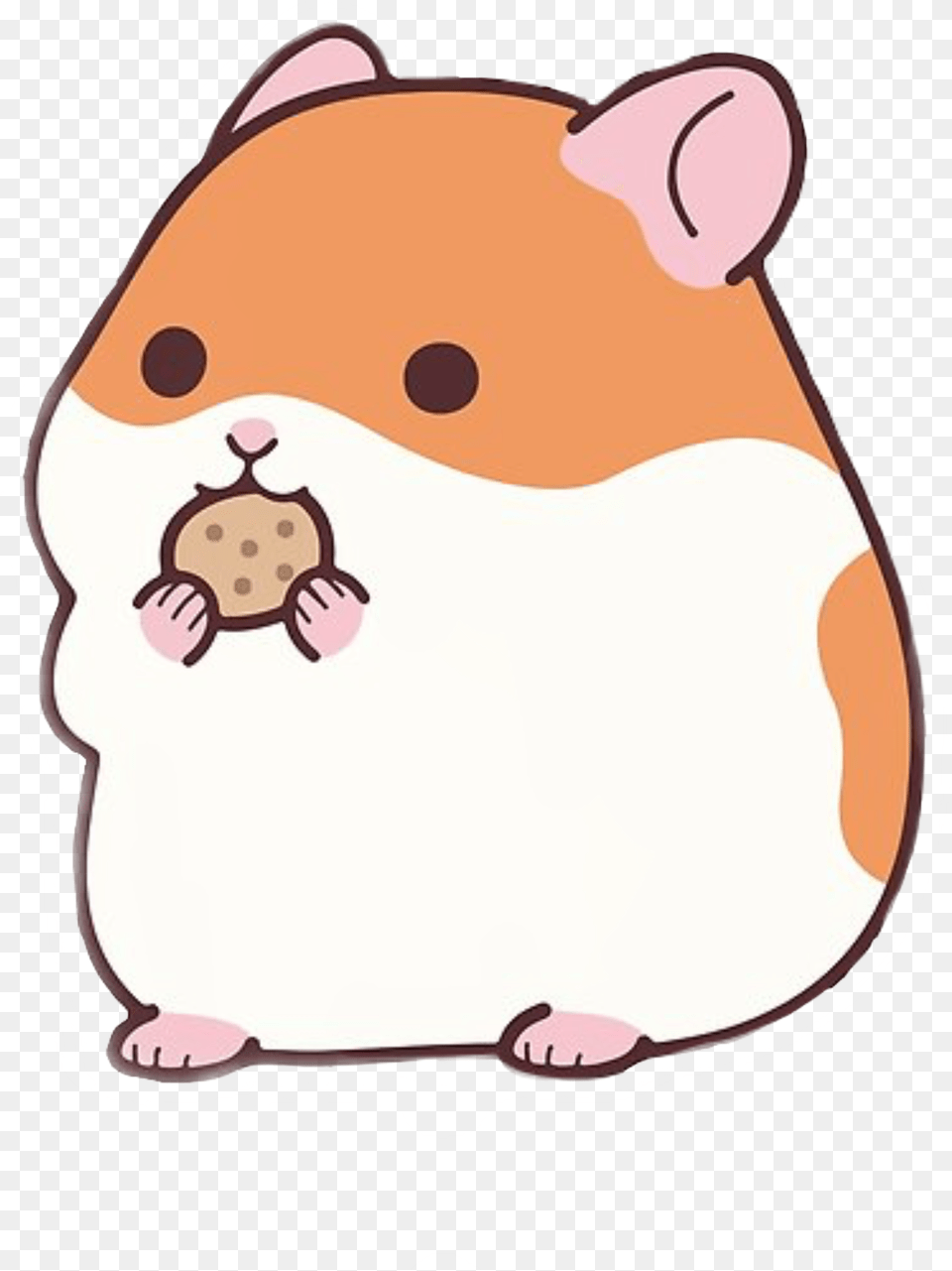 Guineapig Sticker Cookie Cute By Fishtonic Kawaii Dibujos De Hamsters, Animal, Mammal, Rodent, Pet Free Png