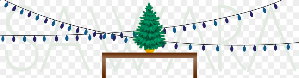 Guirnalda De Luces Vector, Plant, Tree, Christmas, Christmas Decorations Free Png Download