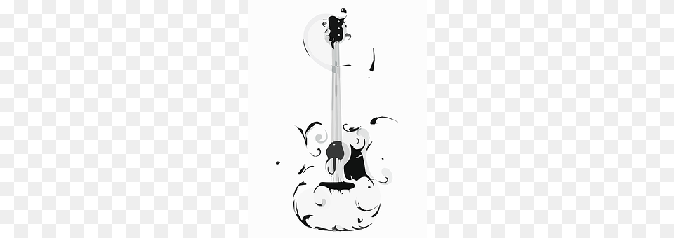 Guitar Stencil, Baby, Person, Musical Instrument Free Png Download