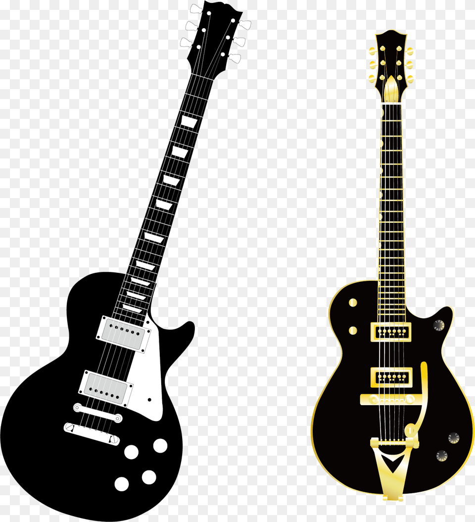 Guitar Amplifier Silhouette Electric Guitar Vintage, Electric Guitar, Musical Instrument Png Image