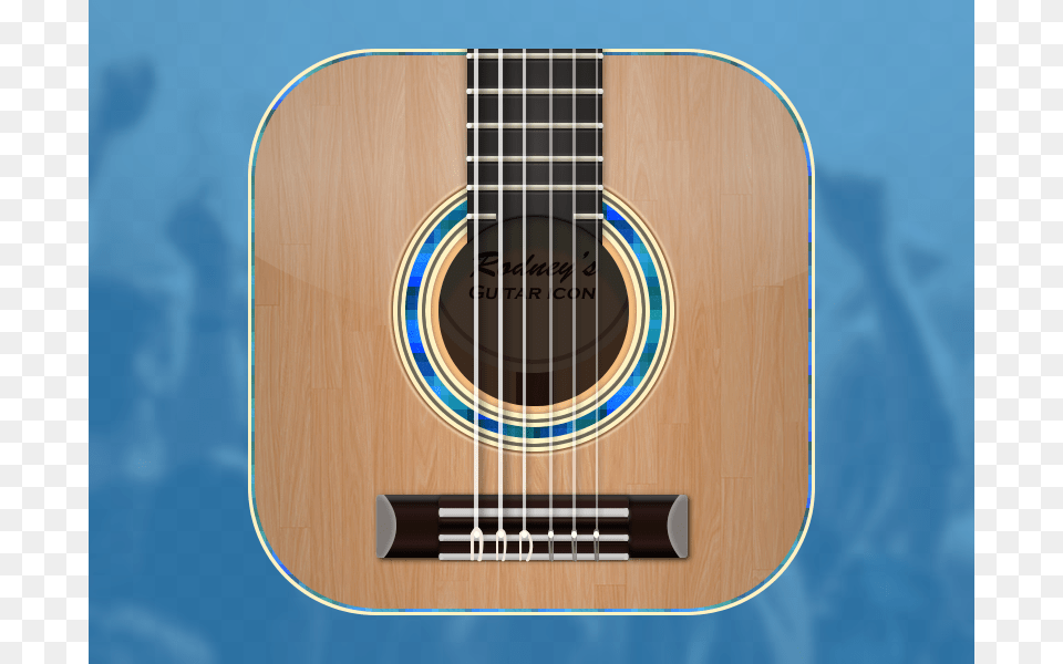 Guitar App Icon Ipad Iphone Mobile Ios Icon App Indian Musical Instruments, Musical Instrument Png Image