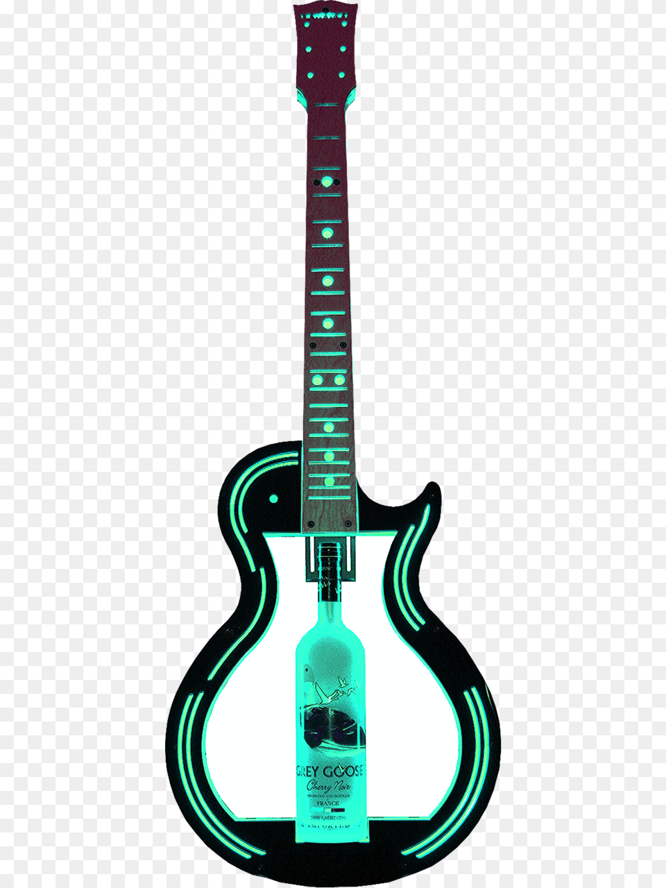 Guitar Bottle Presenter Electric Guitar, Musical Instrument, Electric Guitar Png