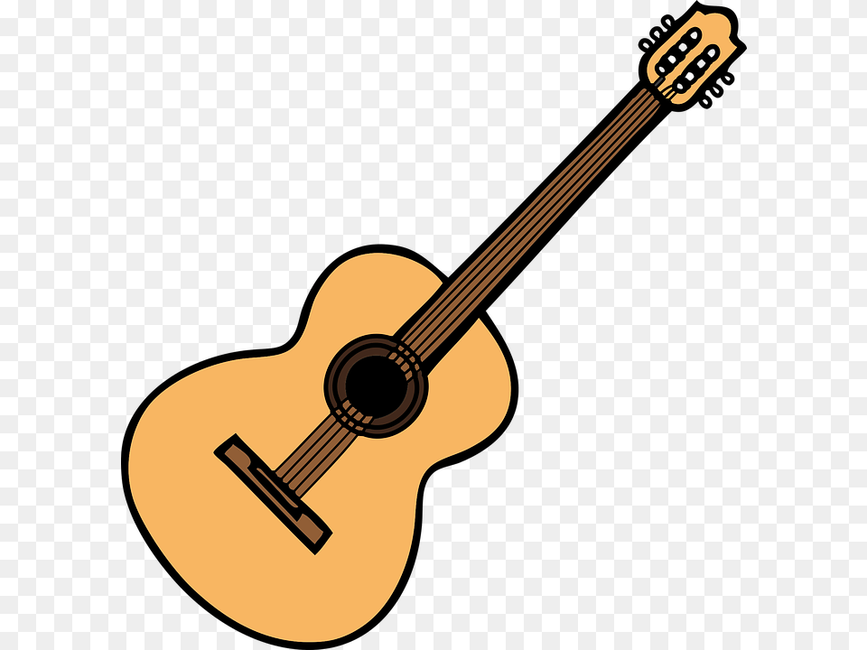 Guitar Cartoon, Musical Instrument, Bass Guitar Png Image
