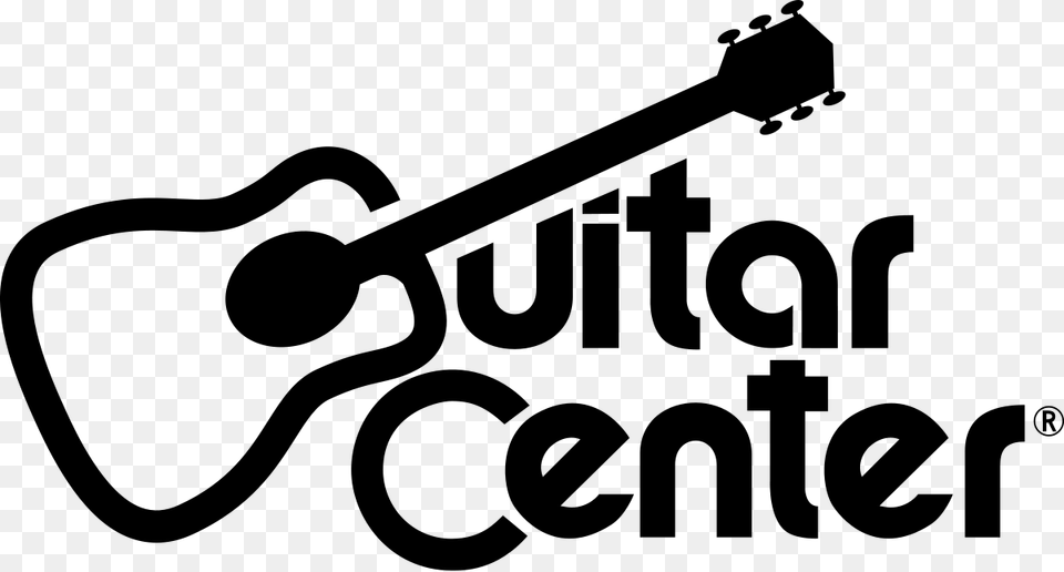 Guitar Center Logo, Gray Free Png Download