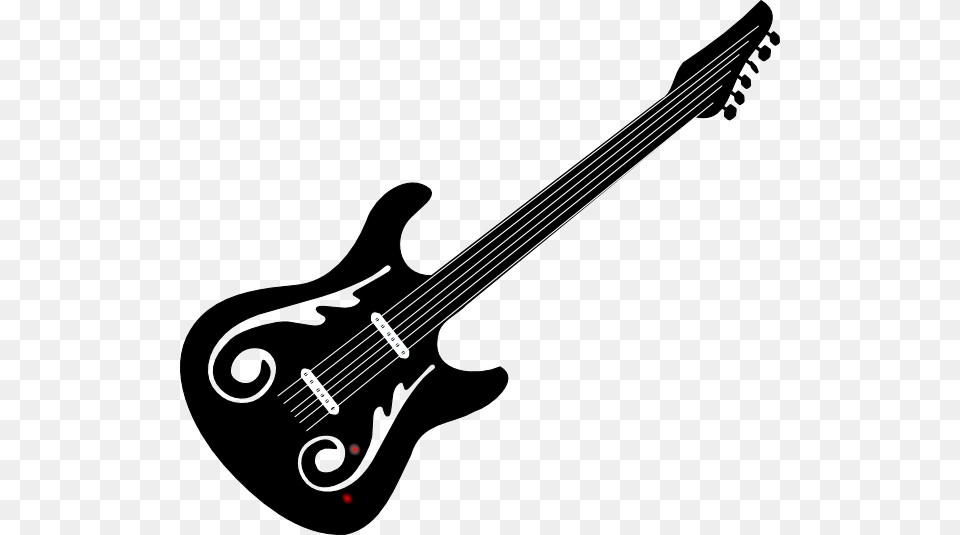 Guitar Clip Art For Web, Bass Guitar, Musical Instrument, Smoke Pipe Png Image