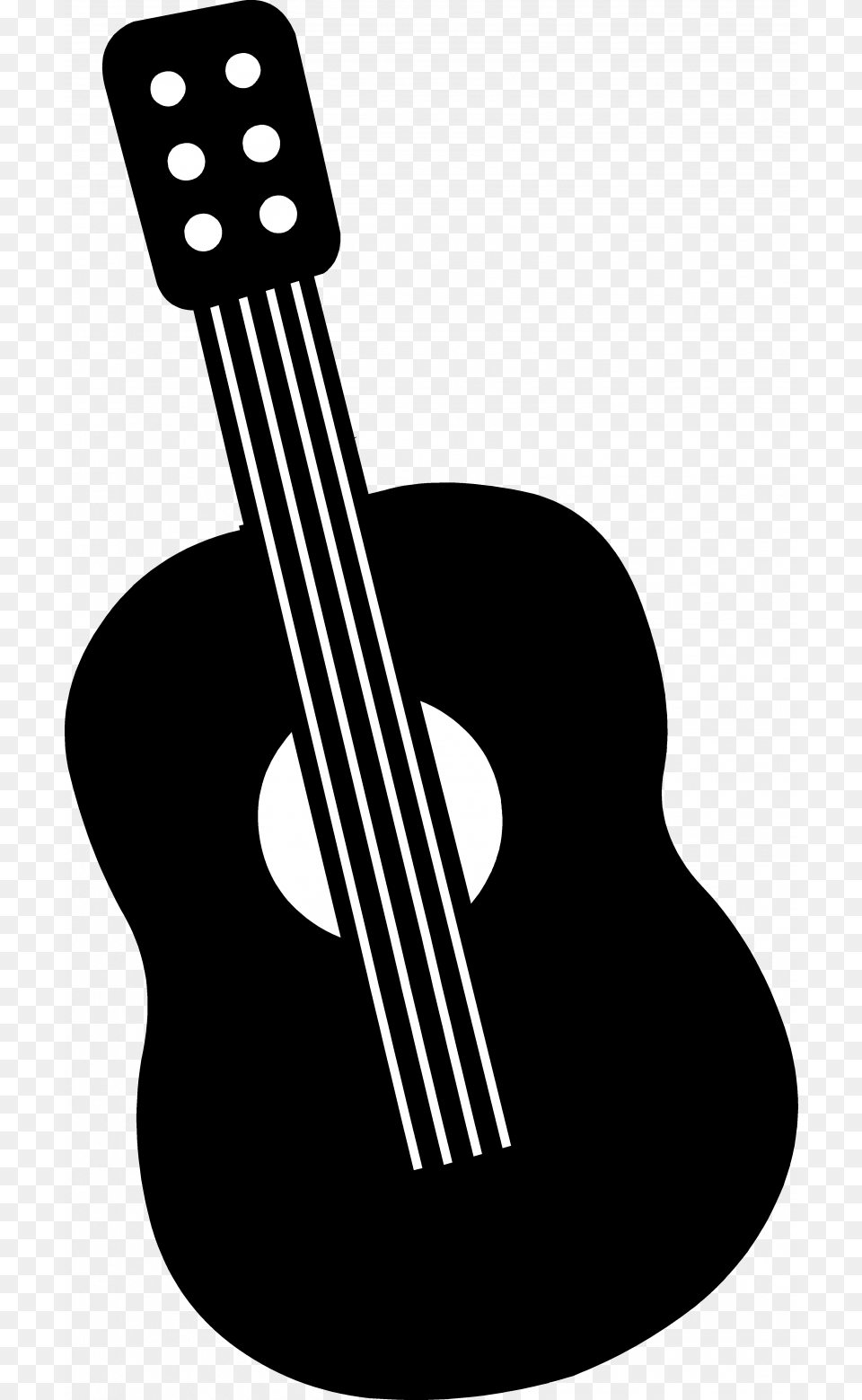 Guitar Clipart Silhouette Small Guitar Clip Art, Musical Instrument, Cello Free Transparent Png