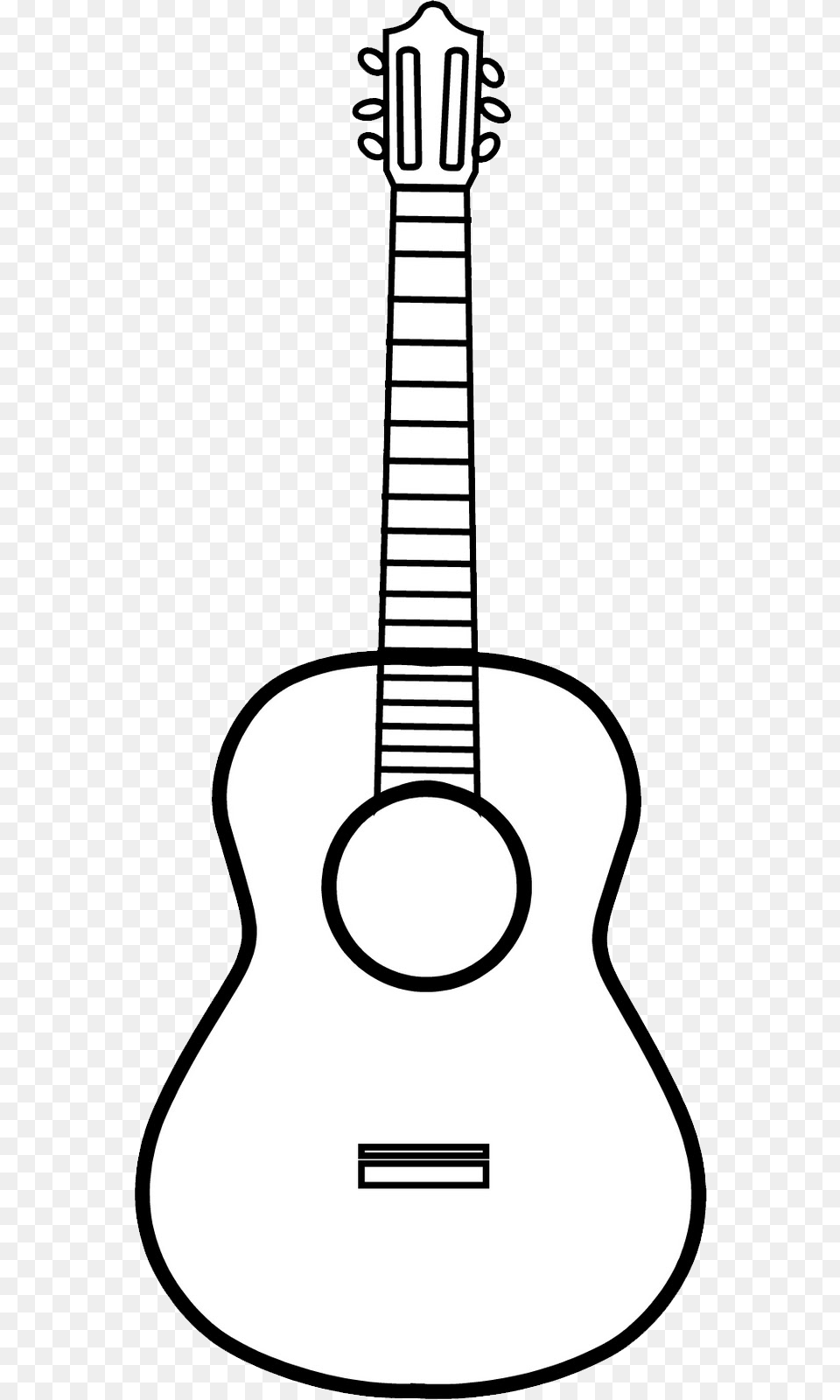 Guitar Drawing Guitar Clipart Black And White, Musical Instrument, Smoke Pipe Free Transparent Png