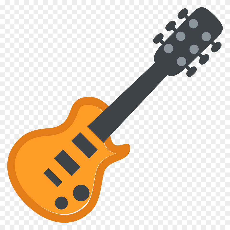 Guitar Emoji Clipart, Musical Instrument, Bass Guitar Free Png