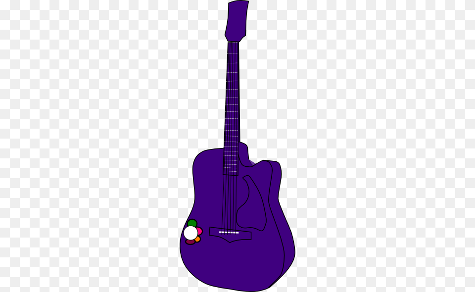 Guitar Flower Blue Clip Art, Musical Instrument, Bass Guitar, Electric Guitar Free Transparent Png