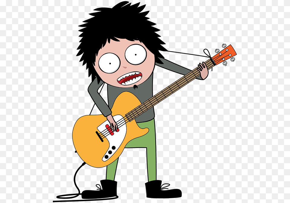 Guitar Guitarist Music Instrument Musician Band Guitar, Musical Instrument, Face, Head, Person Png Image