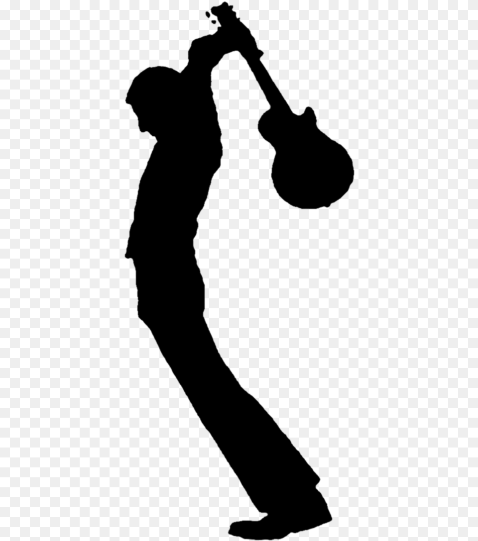 Guitar Has Seconds To Live, Silhouette, Clothing, Pants, Person Free Transparent Png
