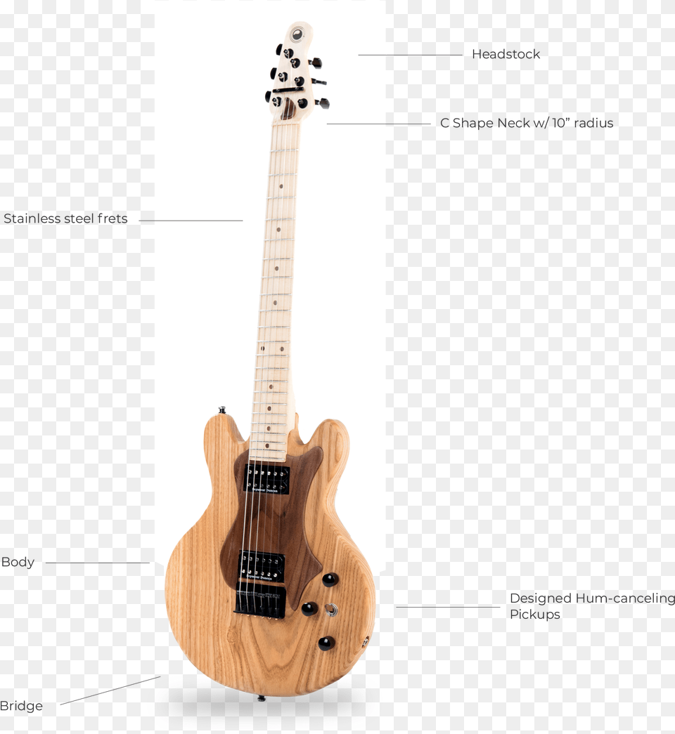 Guitar Headstock, Bass Guitar, Musical Instrument Free Png