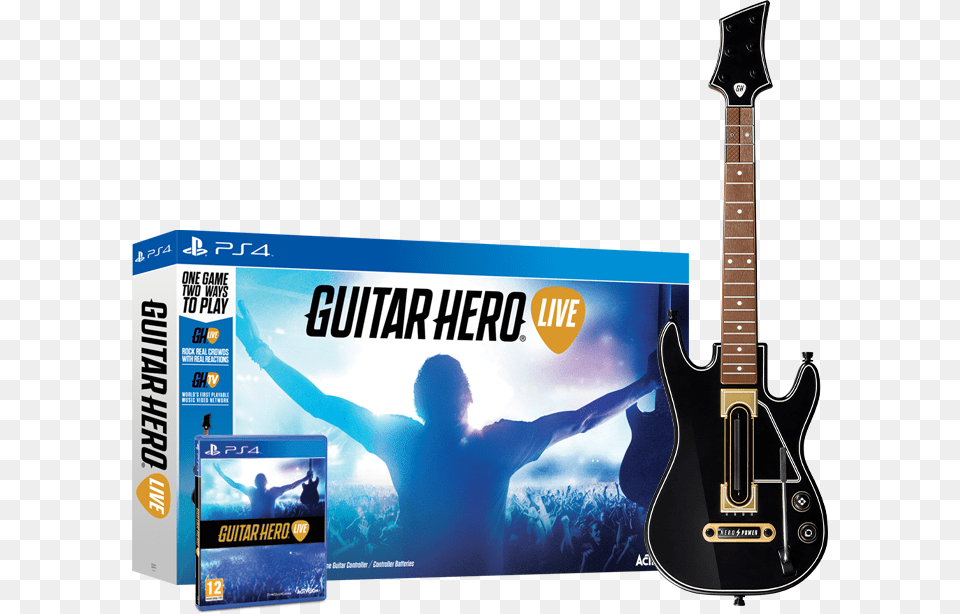 Guitar Hero Live Guitar Hero Live, Musical Instrument, Adult, Male, Man Free Transparent Png
