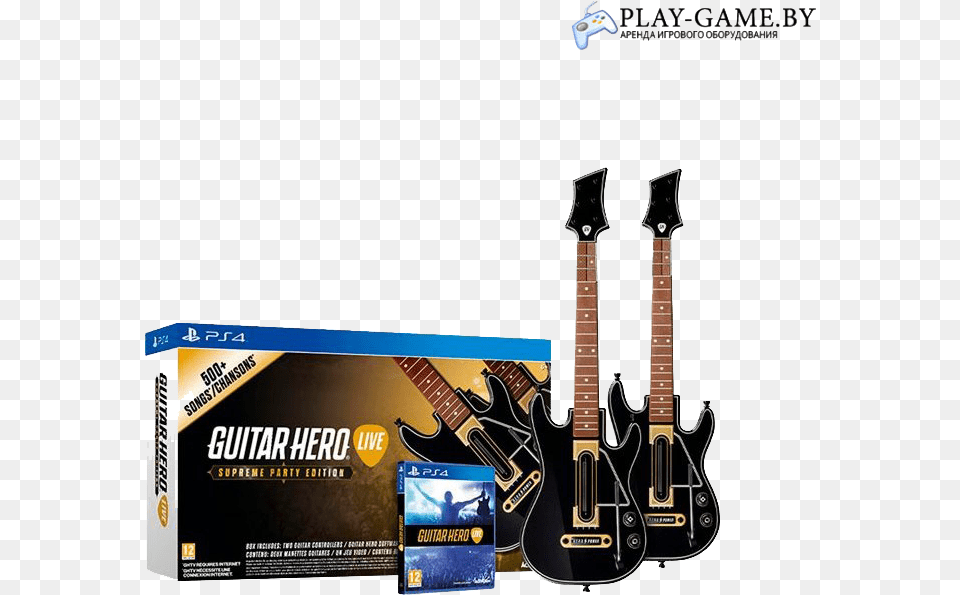 Guitar Hero Ps4 Pack, Musical Instrument, Electric Guitar, Bass Guitar Png Image