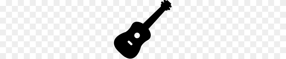 Guitar Icons Noun Project, Gray Free Png Download